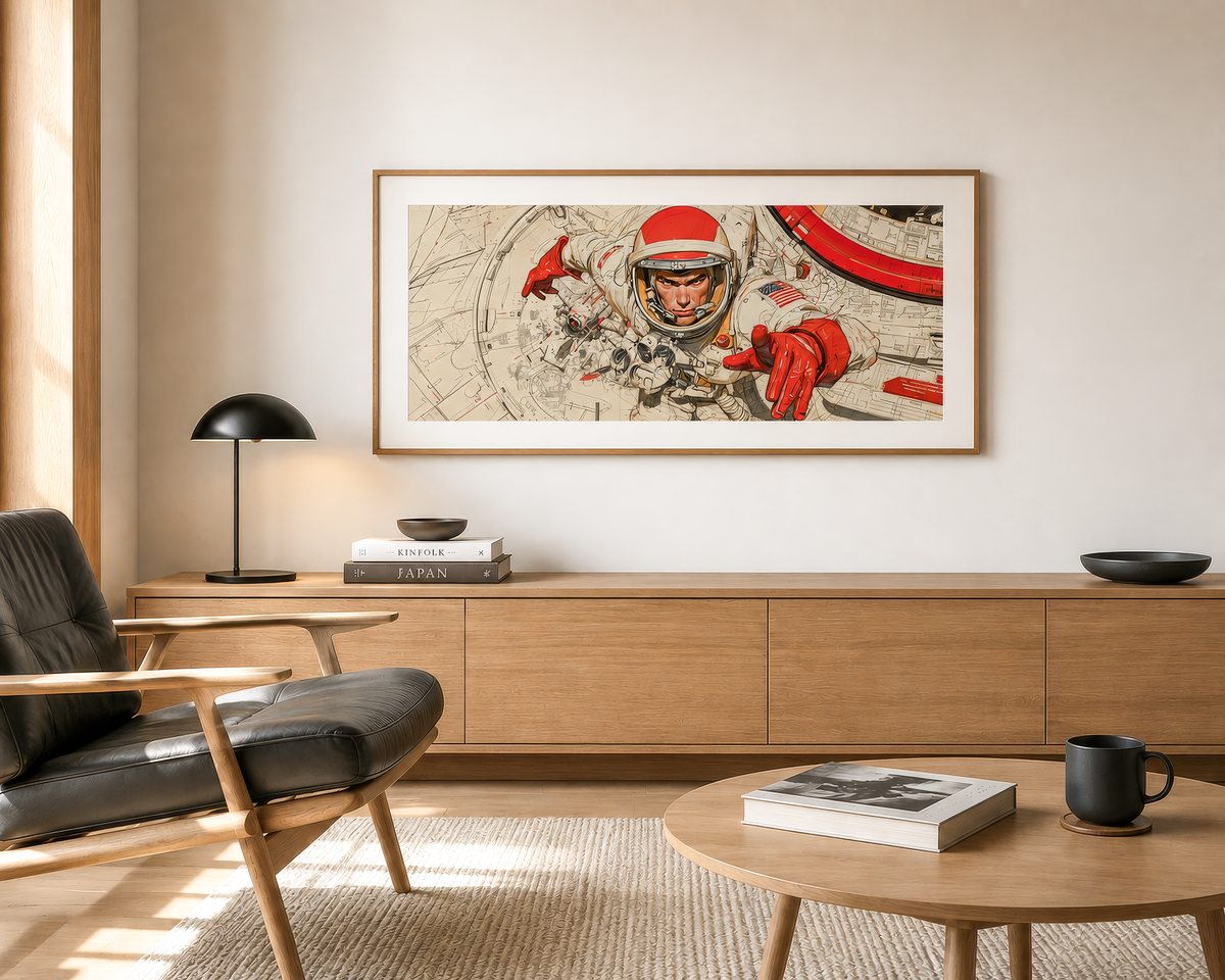Into the Unknown — Orbital Lounge Vol. 2 Poster Print 2 x 1