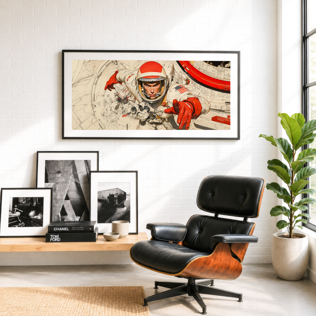 Into the Unknown — Orbital Lounge Vol. 2 Poster Print 2 x 1